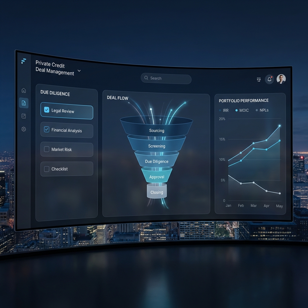 Deal Management System - End-to-end deal lifecycle management for private credit - CarmaOne AI-powered financial solution