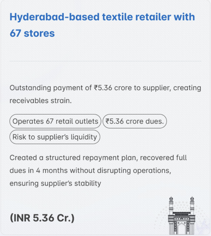 Receivable Management success story 1